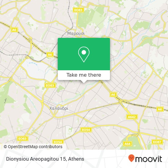 Dionysiou Areopagitou 15 map