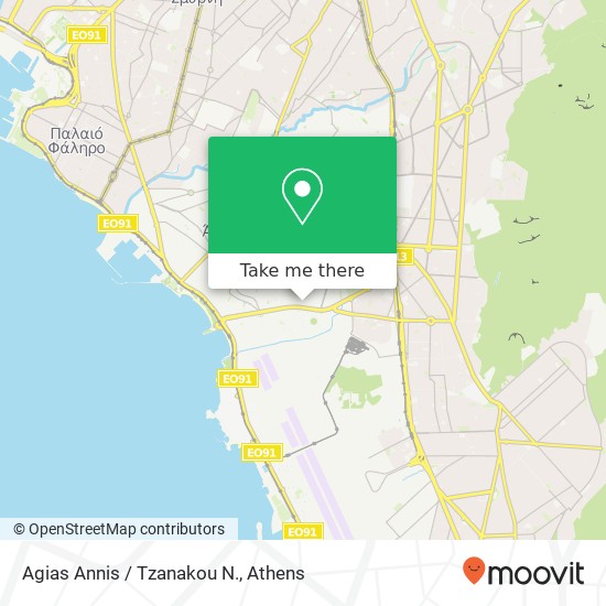 Agias Annis / Tzanakou N. map