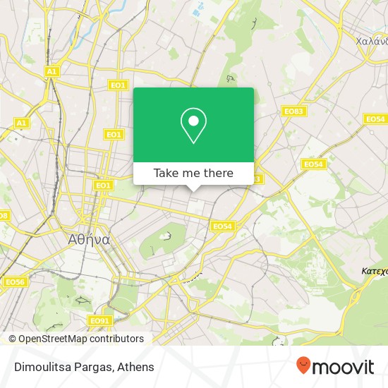 Dimoulitsa Pargas map