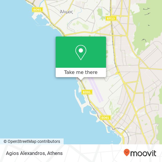 Agios Alexandros map