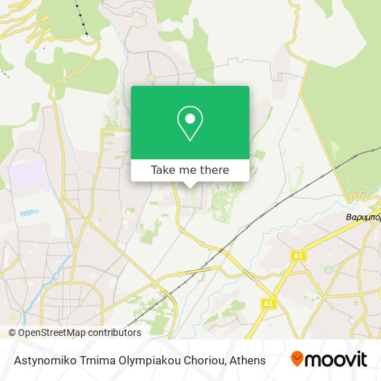 Astynomiko Tmima Olympiakou Choriou map