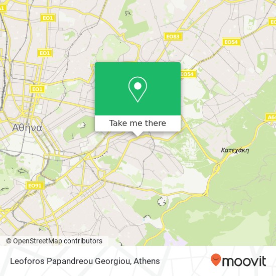 Leoforos Papandreou Georgiou map