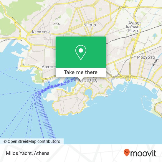 Milos Yacht map