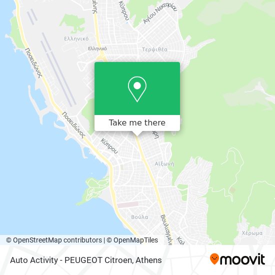 Auto Activity - PEUGEOT Citroen map