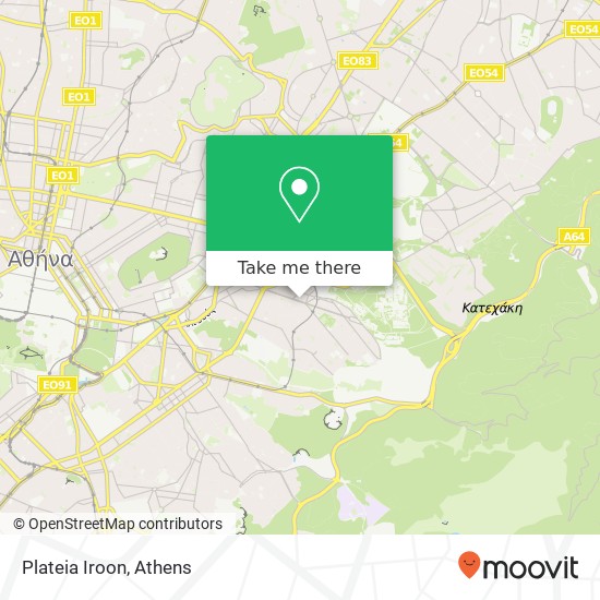 Plateia Iroon map