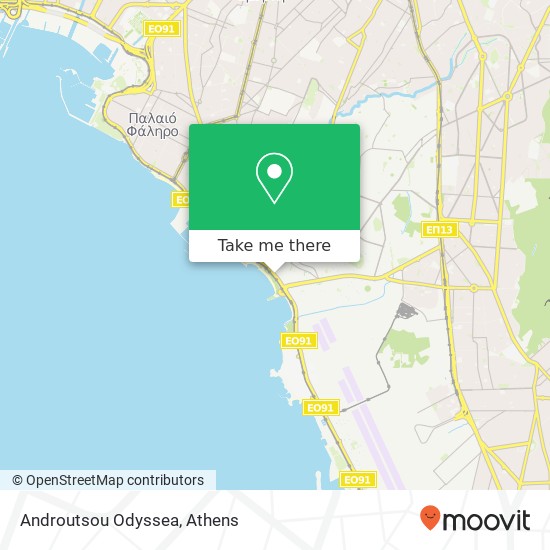 Androutsou Odyssea map