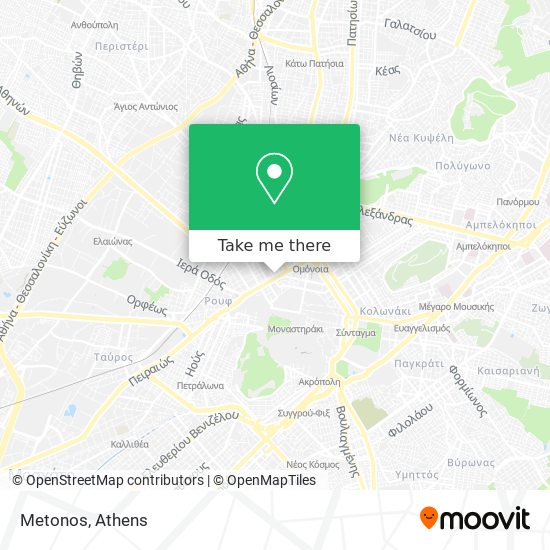 Metonos map