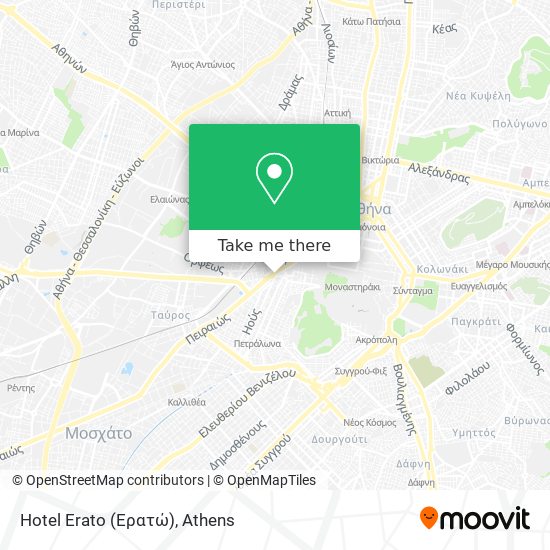 Hotel Erato (Ερατώ) map