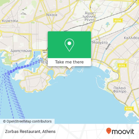 Zorbas Restaurant map