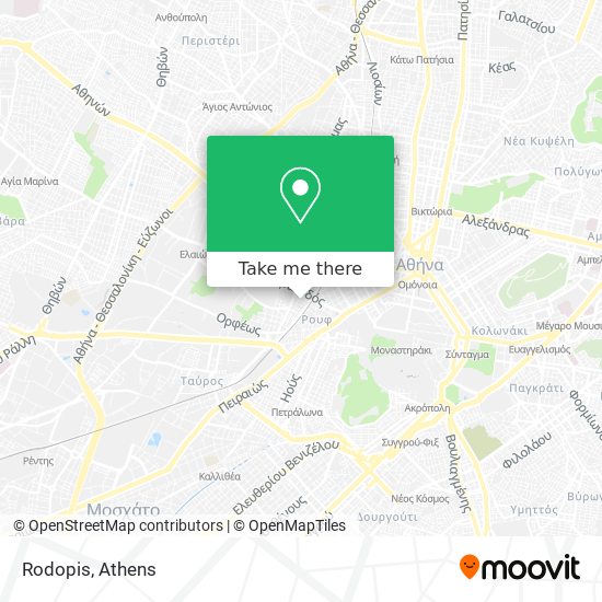 Rodopis map