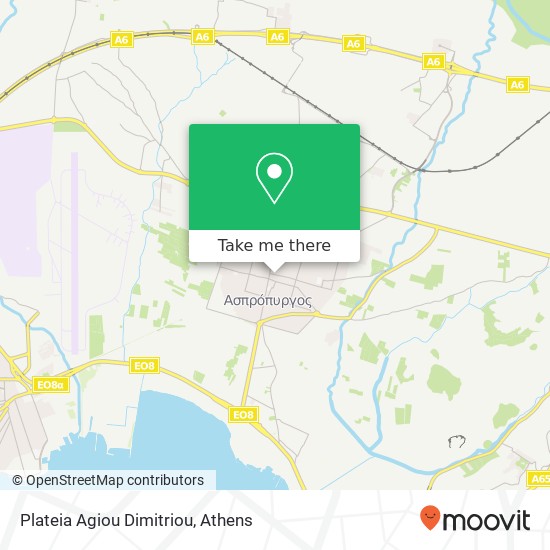 Plateia Agiou Dimitriou map