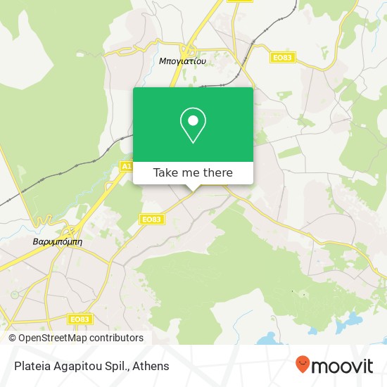 Plateia Agapitou Spil. map