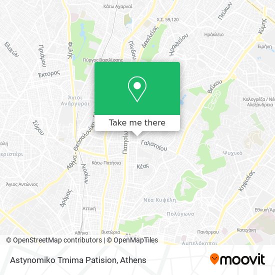 Astynomiko Tmima Patision map