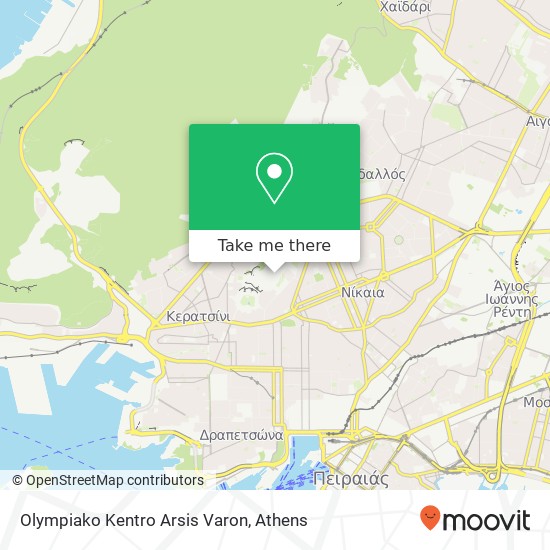 Olympiako Kentro Arsis Varon map