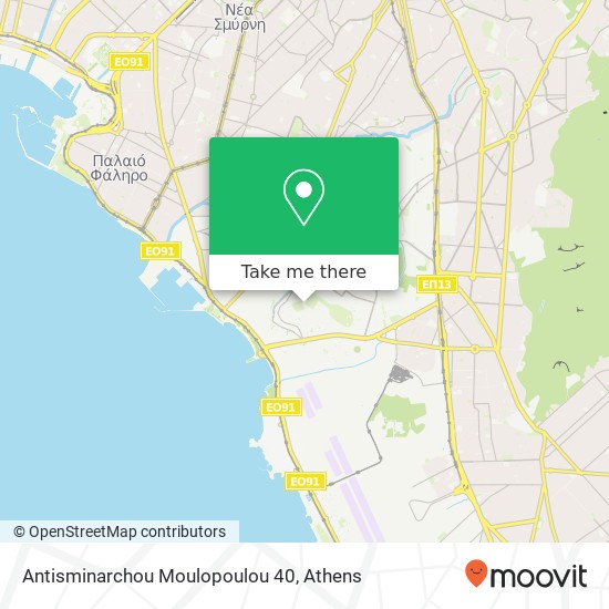 Antisminarchou Moulopoulou 40 map