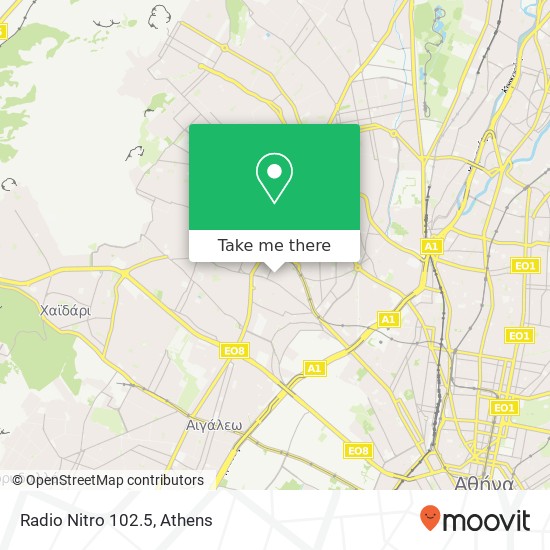 Radio Nitro 102.5 map