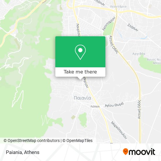 Paiania map