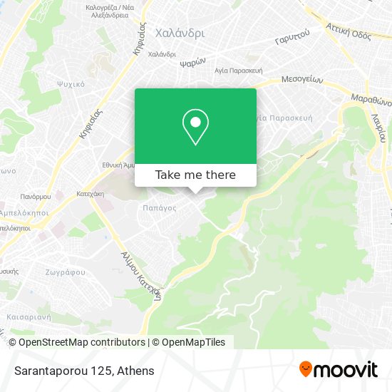Sarantaporou 125 map
