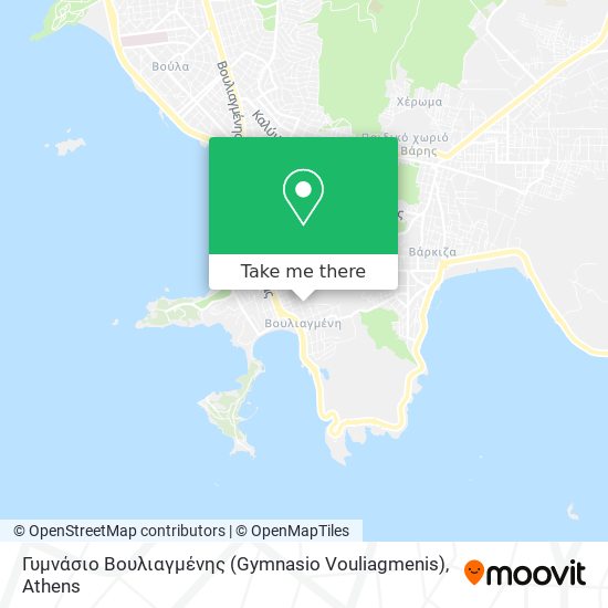 Γυμνάσιο Βουλιαγμένης (Gymnasio Vouliagmenis) map