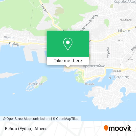 Ευδαπ (Eydap) map