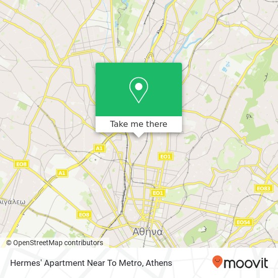 Hermes' Apartment Near To Metro map