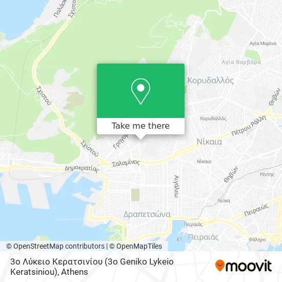 3ο Λύκειο Κερατσινίου (3o Geniko Lykeio Keratsiniou) map