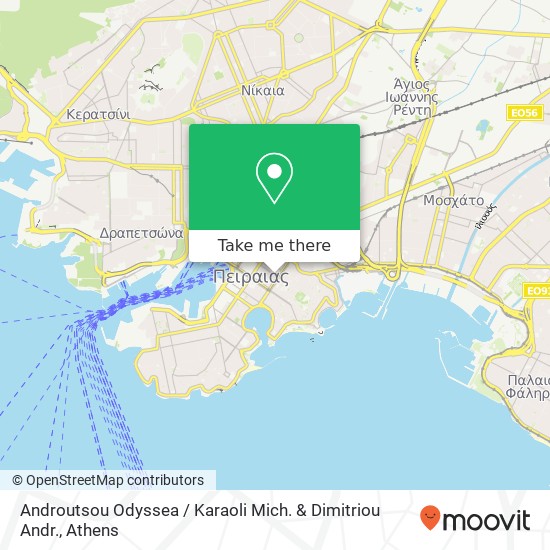 Androutsou Odyssea / Karaoli Mich. & Dimitriou Andr. map