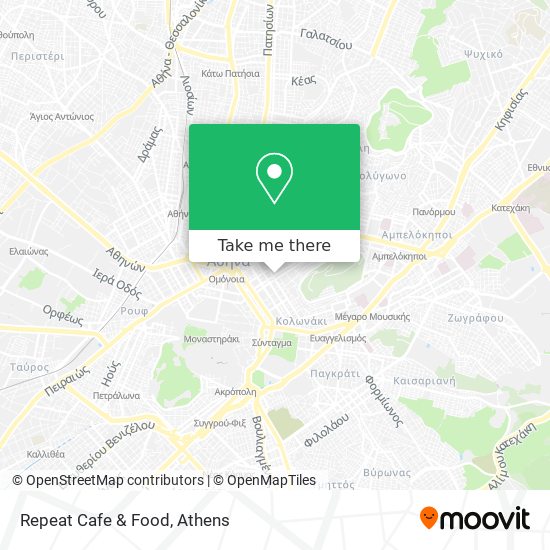 Repeat Cafe & Food map