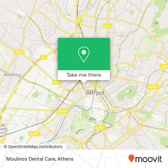 Moulinos Dental Care map