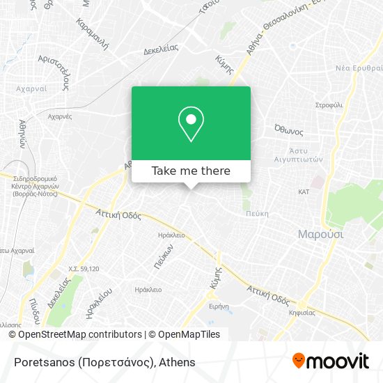 Poretsanos (Πορετσάνος) map