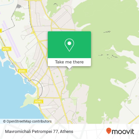 Mavromichali Petrompei 77 map
