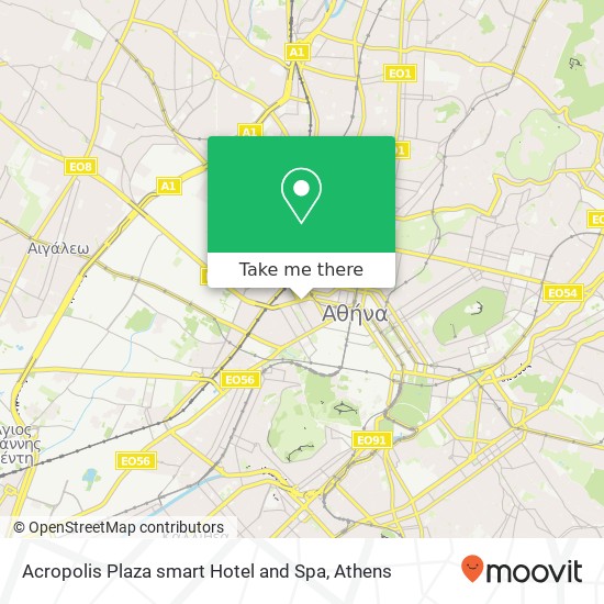 Acropolis Plaza smart Hotel and Spa map