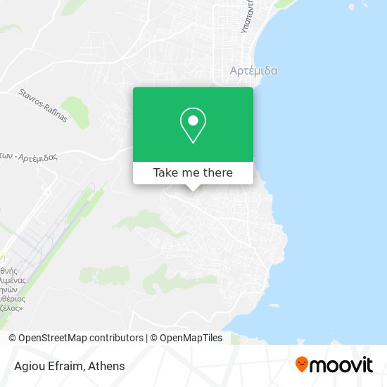 Agiou Efraim map