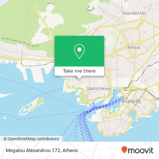 Megalou Alexandrou 172 map