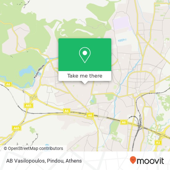 AB Vasilopoulos, Pindou map