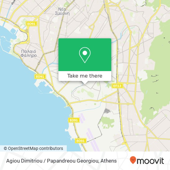 Agiou Dimitriou / Papandreou Georgiou map