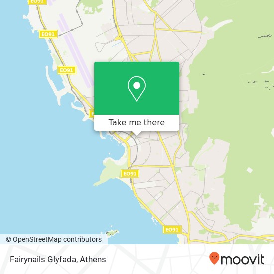 Fairynails Glyfada map