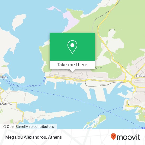 Megalou Alexandrou map