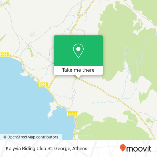 Kalyvia Riding Club St. George map