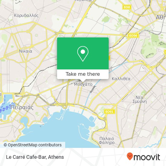 Le Carré Cafe-Bar map