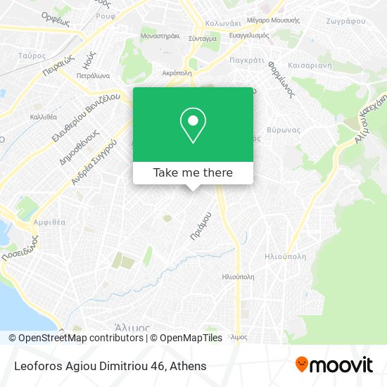 Leoforos Agiou Dimitriou 46 map