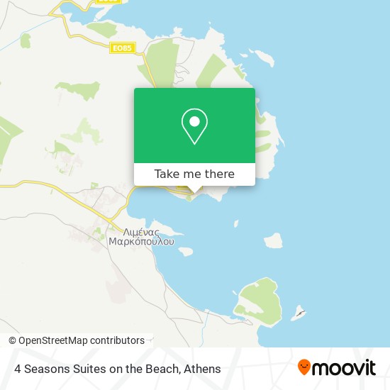 4 Seasons Suites on the Beach map
