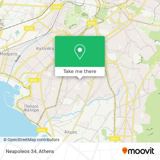 Neapoleos 34 map