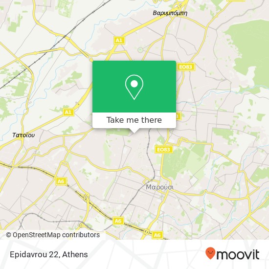 Epidavrou 22 map