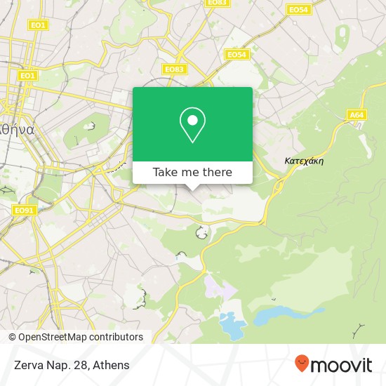 Zerva Nap. 28 map