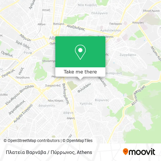 Πλατεία Βαρνάβα / Πύρρωνος map