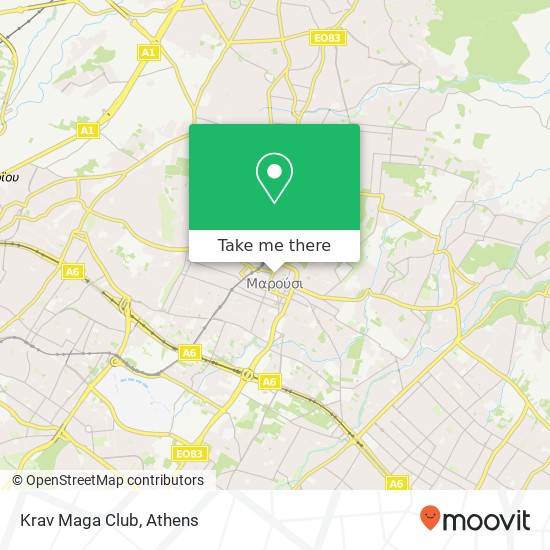 Krav Maga Club map