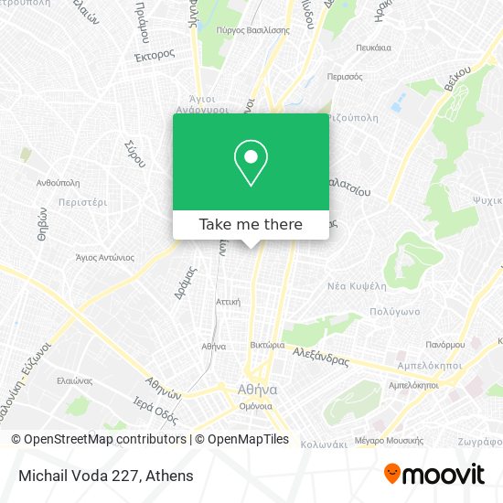 Michail Voda 227 map