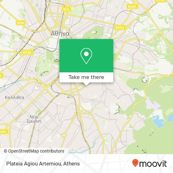 Plateia Agiou Artemiou map