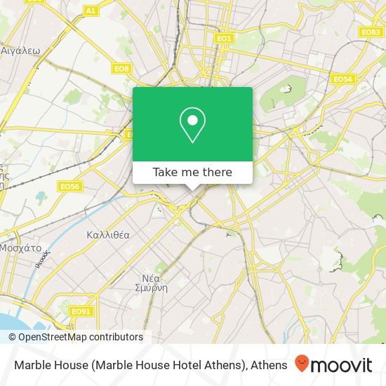 Marble House (Marble House Hotel Athens) map